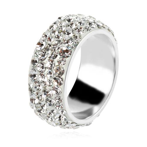 Сребърен пръстен Circlet с кристали от Sw® Crystal