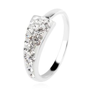 Сребърен Пръстен С Кристали От Sw® SP722 Crystal