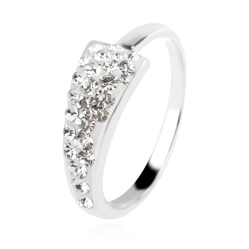 Сребърен Пръстен С Кристали От Sw® SP722 Crystal