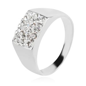 Сребърен Пръстен С Кристали От Sw® SP725 Crystal