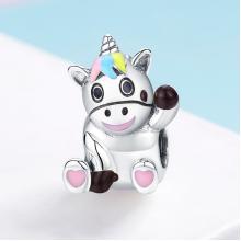 Сребърен Талисман Еднорогче