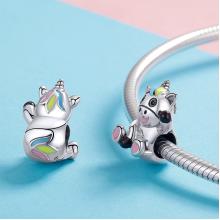 Сребърен Талисман Еднорогче