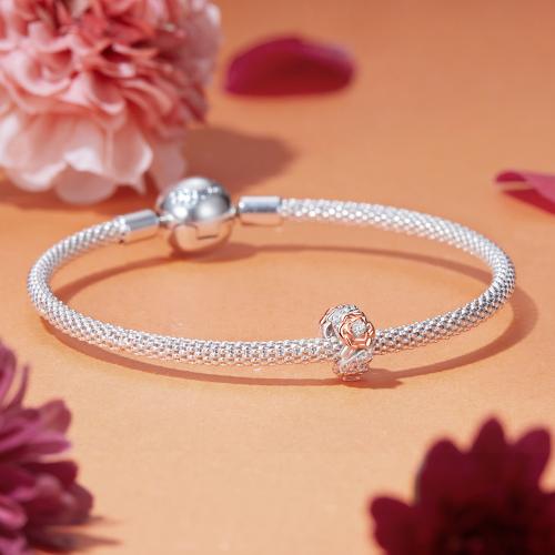 Сребърен Разделител Роза