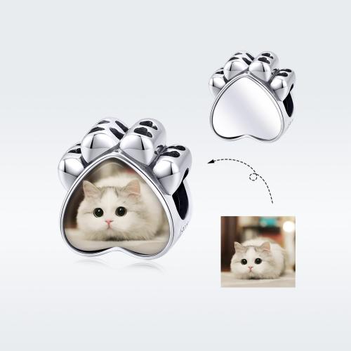 Сребърен Талисман Любов в лапичка