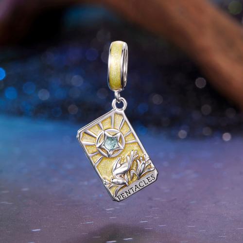 Сребърен Талисман Tarot Card – The Pentacles