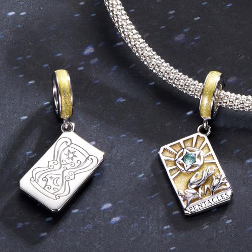 Сребърен Талисман Tarot Card – The Pentacles