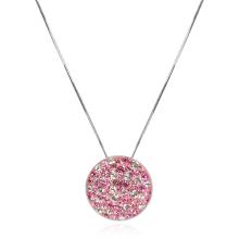 Сребърен комплект колие и обеци с кристали от Sw® SK5033 Rose Shade