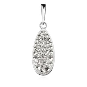 Сребърен медальон с кристали от Sw® SM123 Crystal