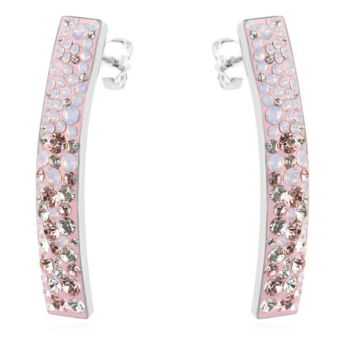 Сребърен Комплект Обеци И Медальон С Кристали От Sw® SKM160 Marylin