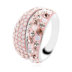 Сребърен пръстен с кристали от Sw®  SP701 Marylin
