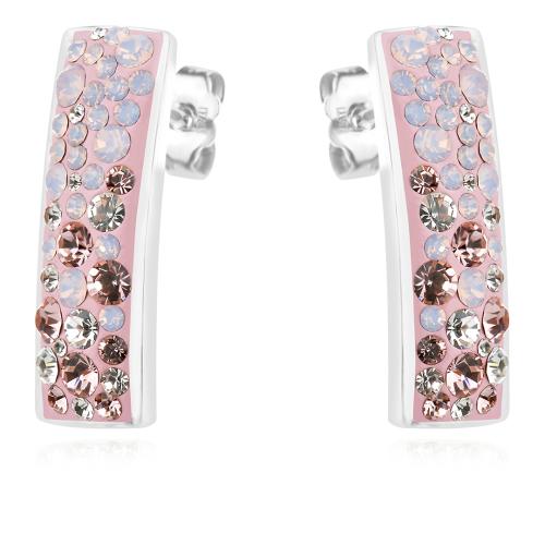 Сребърен комплект обеци и медальон с кристали от Sw® SKM155 Marilyn