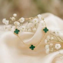 Златна гривна Green Versay