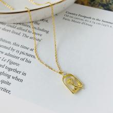 Сребърно колие Golden Rose