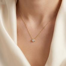 Златно колие Нежен Циркон