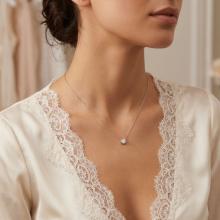 Златно колие Нежен Циркон