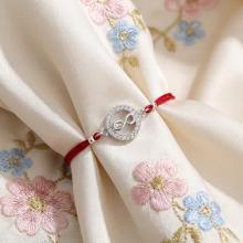 Гривна с червен конец и сребърен елемент безкрайност BT16 Гривна с червен конец и сребърен елемент безкрайност BT16