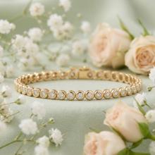 Златна гривна с диаманти Anabell