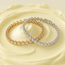 Златна гривна с диаманти Anabell