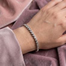 Златна гривна с диаманти Anabell