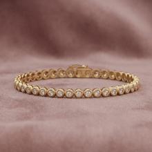 Златна гривна с диаманти Anabell