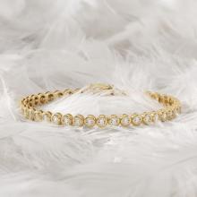 Златна гривна с диаманти Anabell