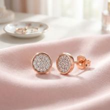 Златни обеци с Диаманти