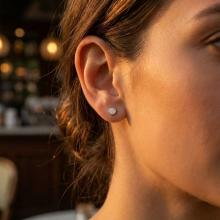 Златни обеци с Диаманти