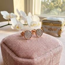 Златни обеци с Диаманти