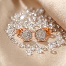 Златни обеци с Диаманти