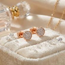 Златни обеци с Диаманти