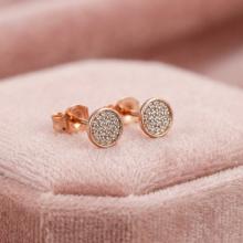 Златни обеци с Диаманти