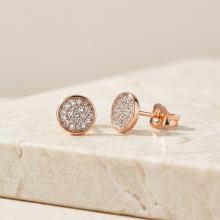 Златни обеци с Диаманти