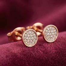 Златни обеци с Диаманти