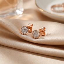 Златни обеци с Диаманти