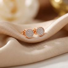 Златни обеци с Диаманти