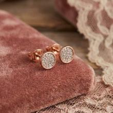 Златни обеци с Диаманти