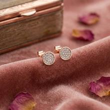 Златни обеци с Диаманти