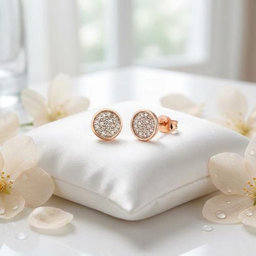 Златни обеци с Диаманти