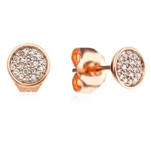 Златни обеци с Диаманти