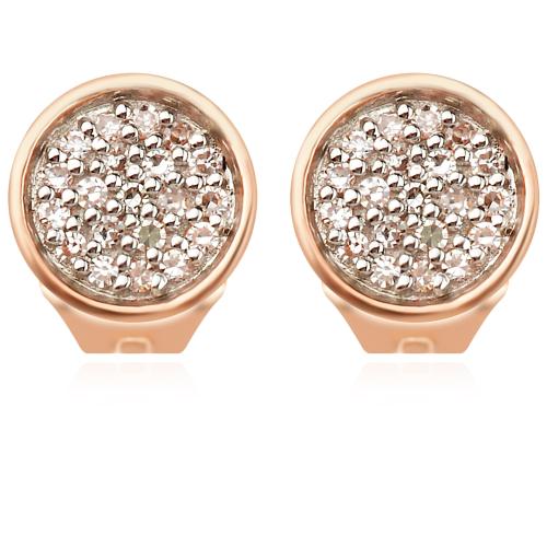 Златни обеци с Диаманти