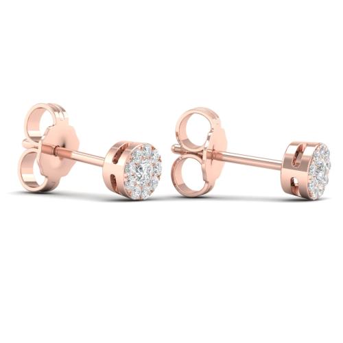 Златни обеци с Диаманти Sunshine