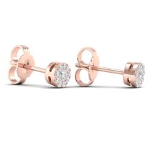 Златни обеци с Диаманти Sunshine