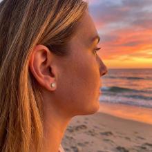 Златни обеци с Диаманти Sunshine