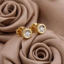 Златни обеци с Диаманти Амая Златни обеци с Диаманти Амая