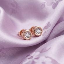 Златни обеци с Диаманти Амая