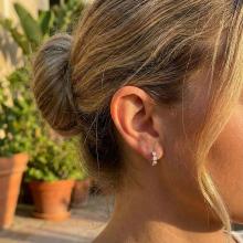 Златни обеци с Диаманти Bella