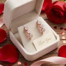 Златни обеци с Диаманти Bella