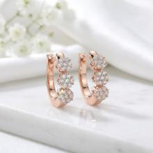 Златни обеци с Диаманти Bella