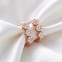 Златни обеци с Диаманти Bella