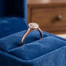 Диамантен годежен пръстен Sunshine